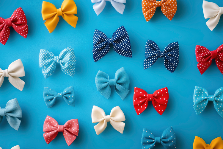 Mixed Bows Background Wallpaper