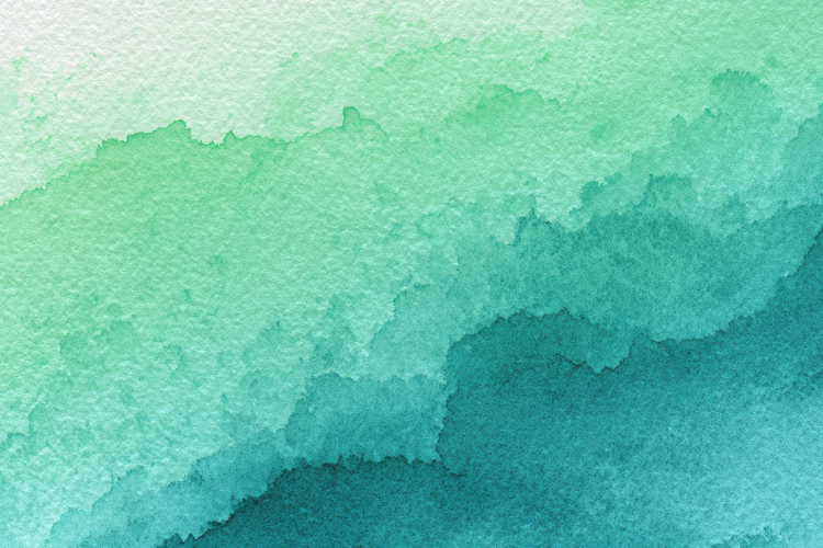 Gradient of Green and Teal Hues