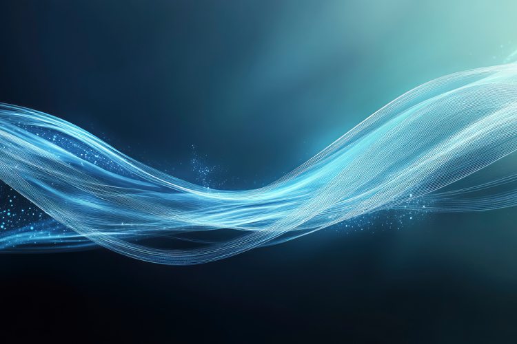 Blue Wave Background Wallpaper