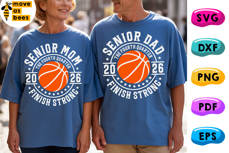 Basketball Senior Mom & Dad Svg, Png, Senior Night Parents