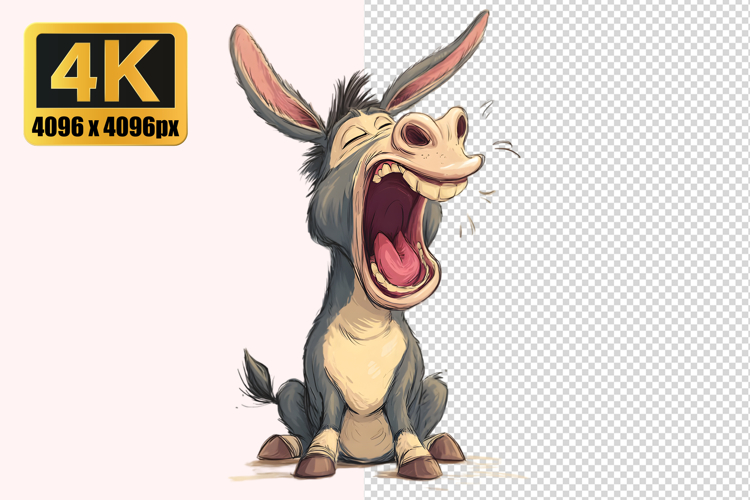 Donkey Clipart Image 19