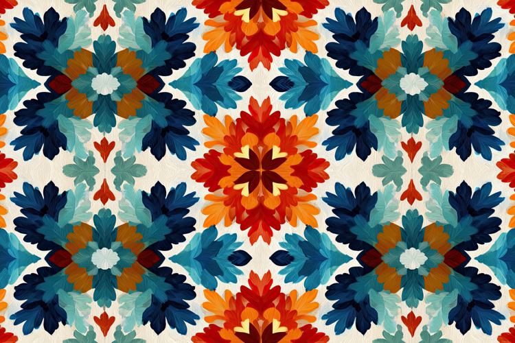 Bohemian Style Pattern Background