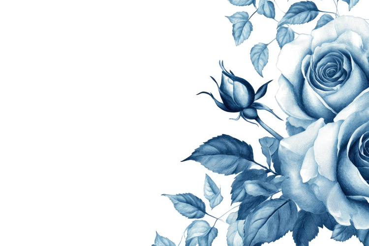 Blue Watercolour Background Image 22