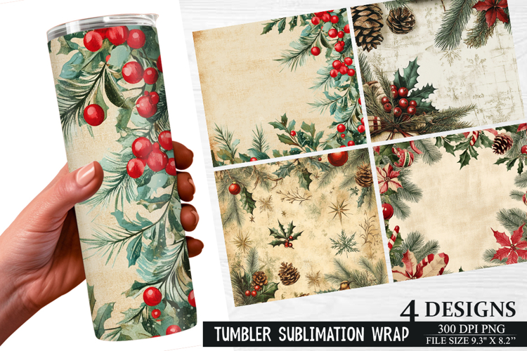 Christmas Tumbler Wrap Image 13