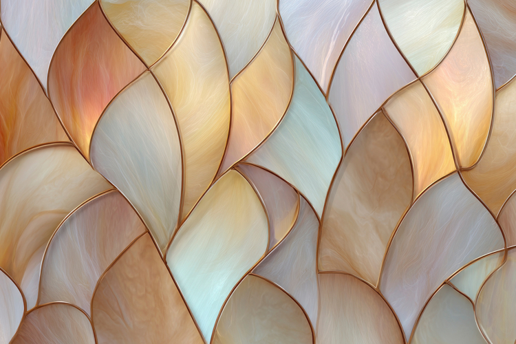Abstract Stained Glass Pattern example image 1