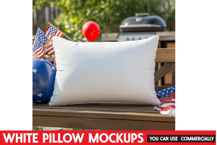 White Pillow Mockup,Mockup,Pillow Mockup Home Decor Designs example image 1