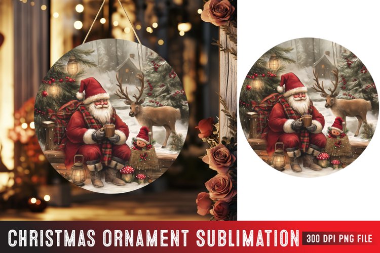 Christmas Ornament Sublimation Designs Image 3