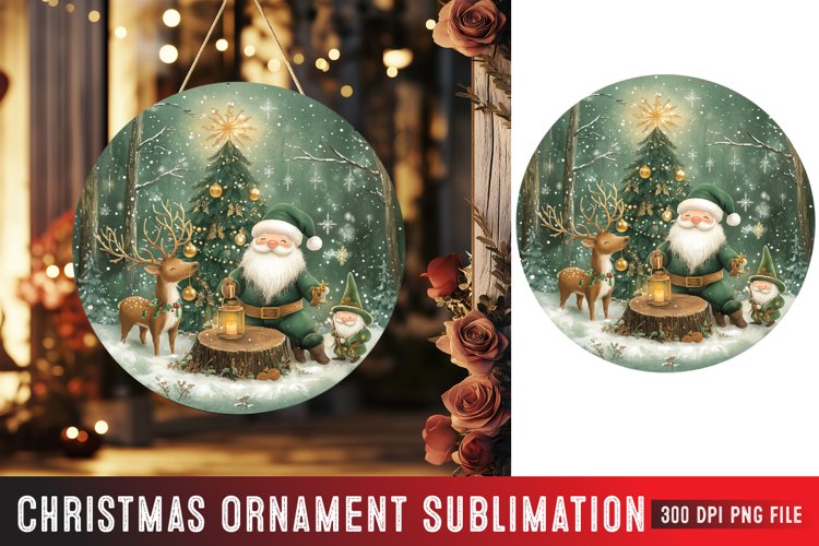 Christmas Ornament Sublimation Designs Image 4