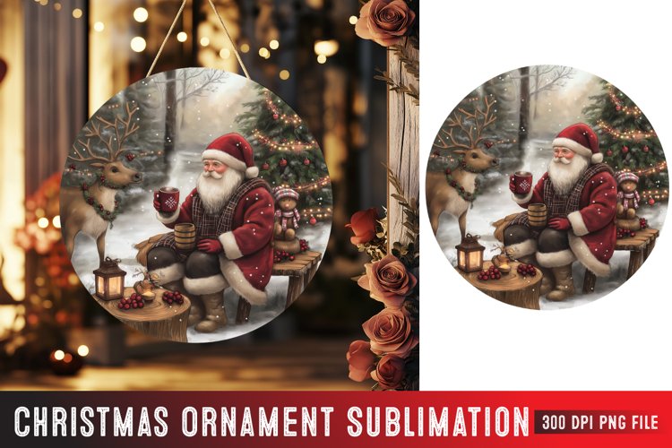 Christmas Ornament Sublimation Designs Image 11
