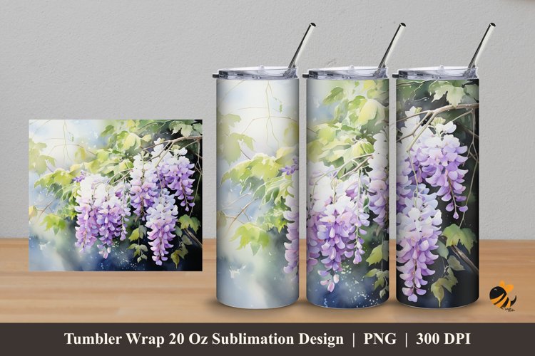 Pure Charm Tumbler Wrap Sublimation Design 5