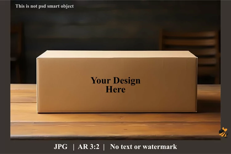 Box On The Floor Mockup Design Illustration 5