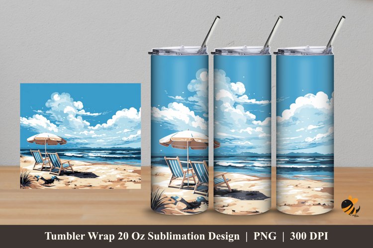 Beach Sublimation Design Image 3