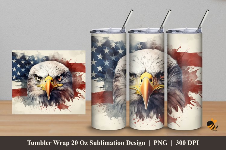 Graceful and Majestic Tumbler Wrap Sublimation Design 5