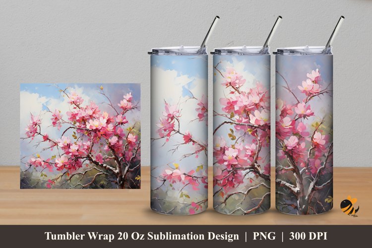 Nature Exploration Tumbler Wrap Sublimation Design 5