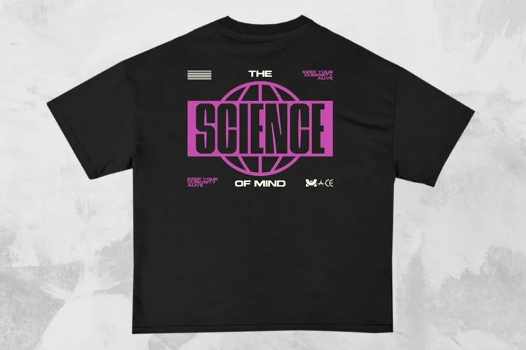 The Science of Mind Streetwear Typography T-shirt Design