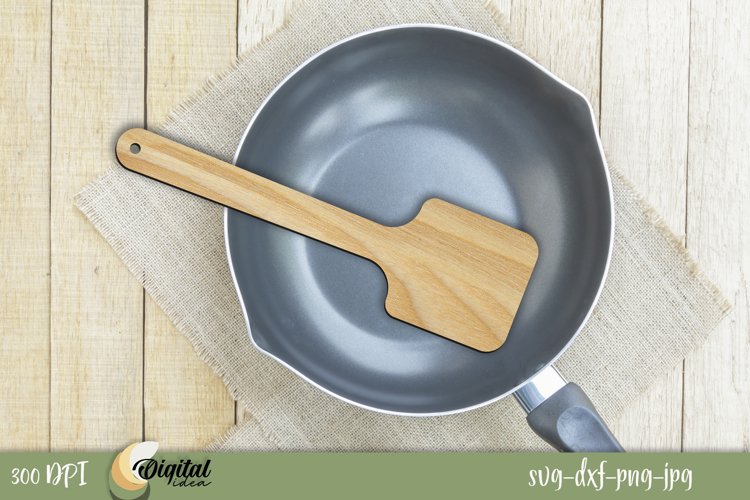 Home Kitchen Decor Laser Cut. Kitchen SVG. Wooden Spatulas. example image 1