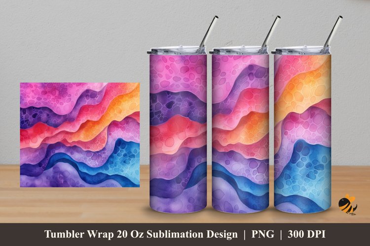 Beauty Cell Tumbler Wrap Sublimation Design 5