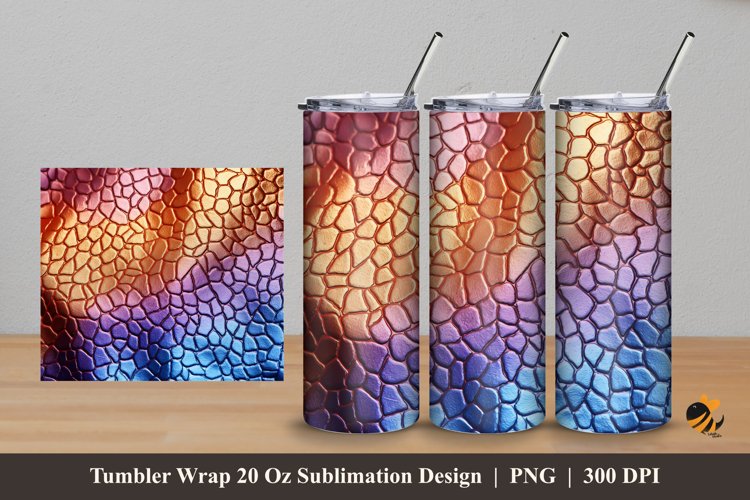 Glitter Sublimation Tumbler Design Image 9