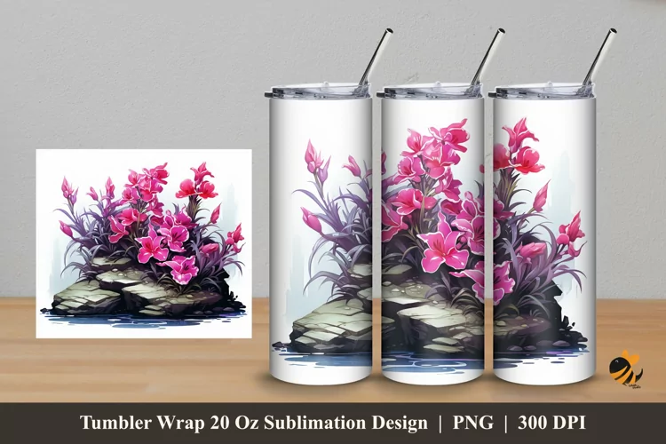 Luxurious Shape Tumbler Wrap Sublimation Design 5
