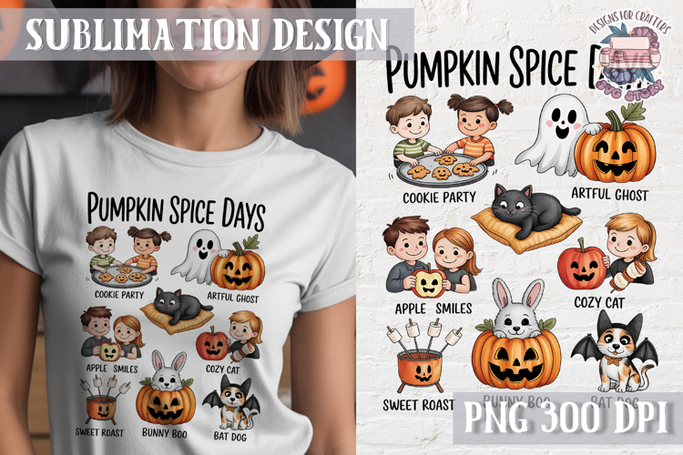 Cute Halloween Clipart PNG Sublimation Cozy Ideas Tshirt
