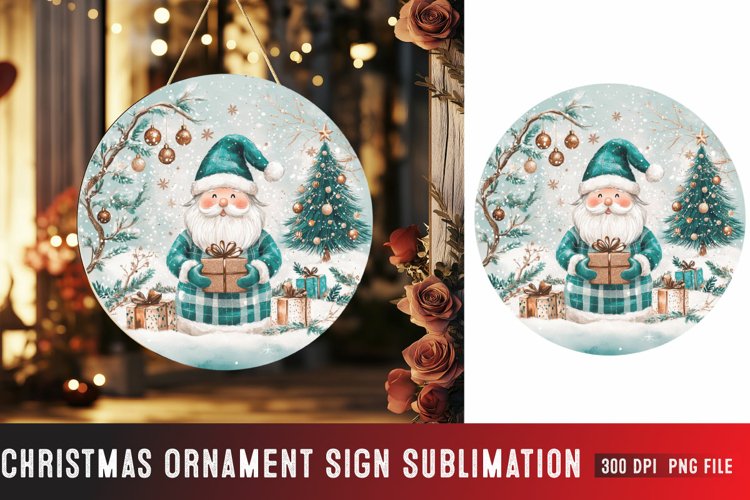 Christmas Ornament Sublimation Designs