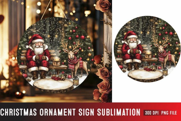 Christmas Ornament Sublimation Designs Image 24
