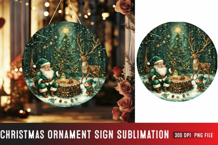 Christmas Ornament Sublimation Designs Image 8
