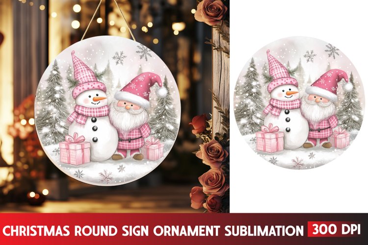 Christmas Round Svg Image 5