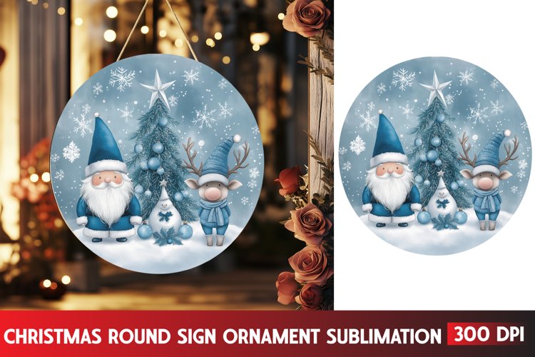 Christmas Round Svg Image 9