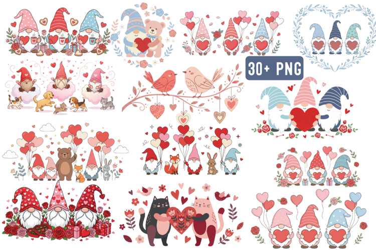 Valentines Day sublimation Design Bundle,Valentine png