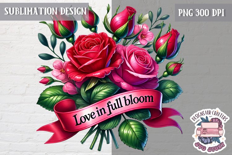 Valentine Quote Symbol Love Sublimation Design PNG Heart