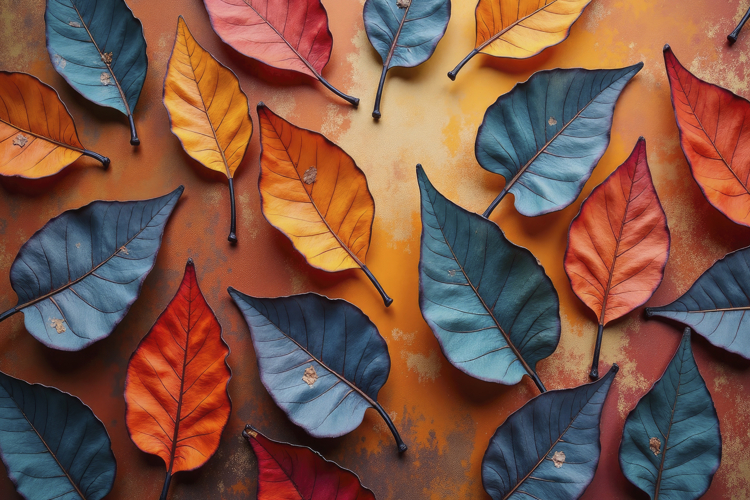 Colorful Autumn Leaves Background