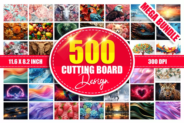 Cutting Board sublimation Mega Bundle