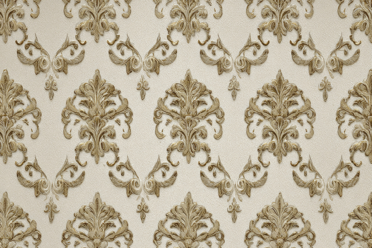Damask Patterned Background Wallpaper