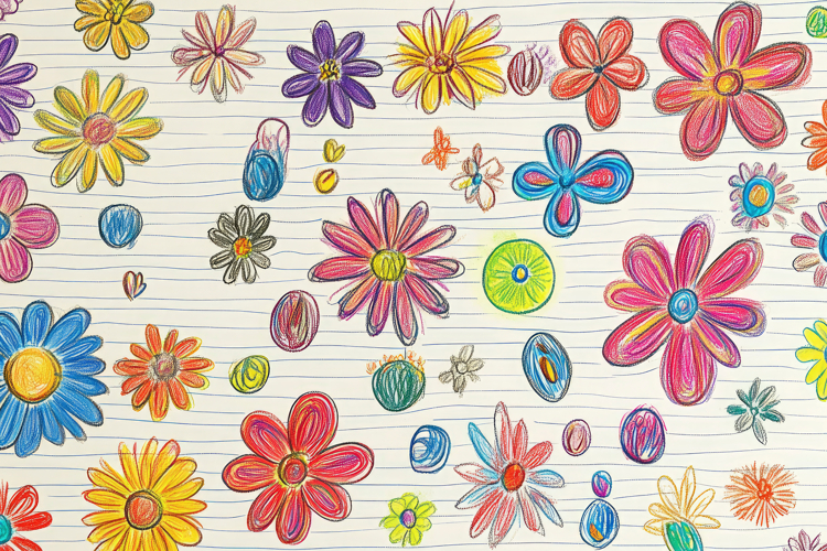 Flowers Drawing Image 20