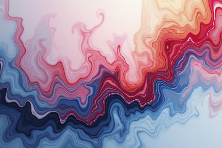 Abstract Swirling Liquid Background