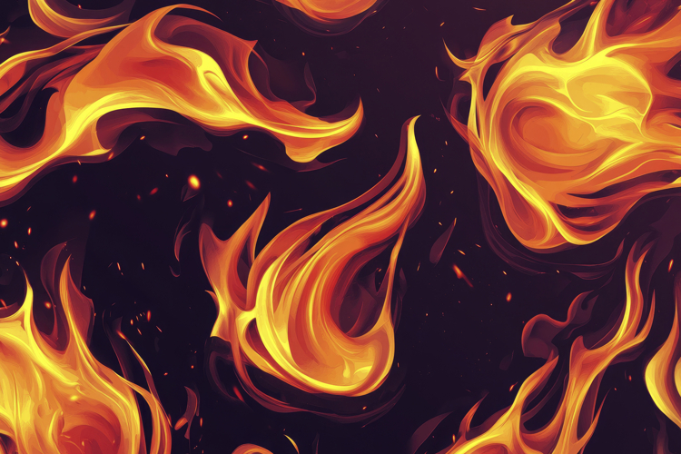 Fire Flames Background Wallpaper