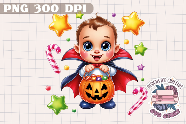 Cute Vampire Clipart Image 18