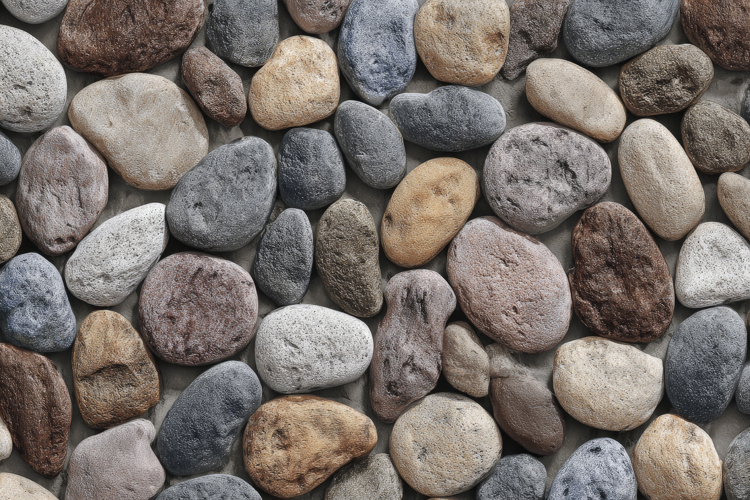 Colorful Pebble Stone Background