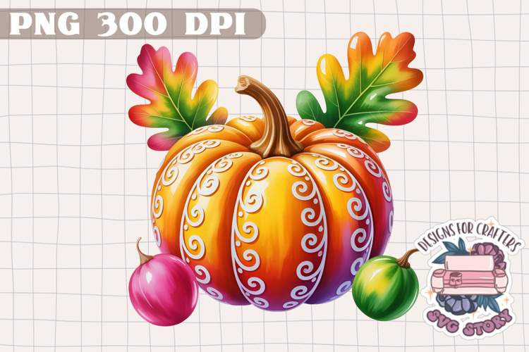 Fall Pumpkin Clipart Image 6