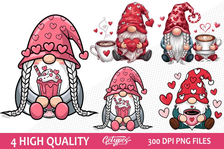 Valentine Gnome Clipart Image 18
