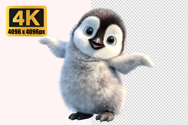 Baby Emperor Penguin Transparent PNG