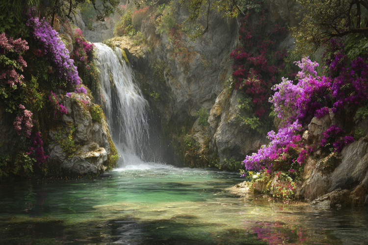 Waterfall Texture Image 18