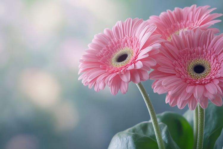 Pink Flowers Clipart Image 17
