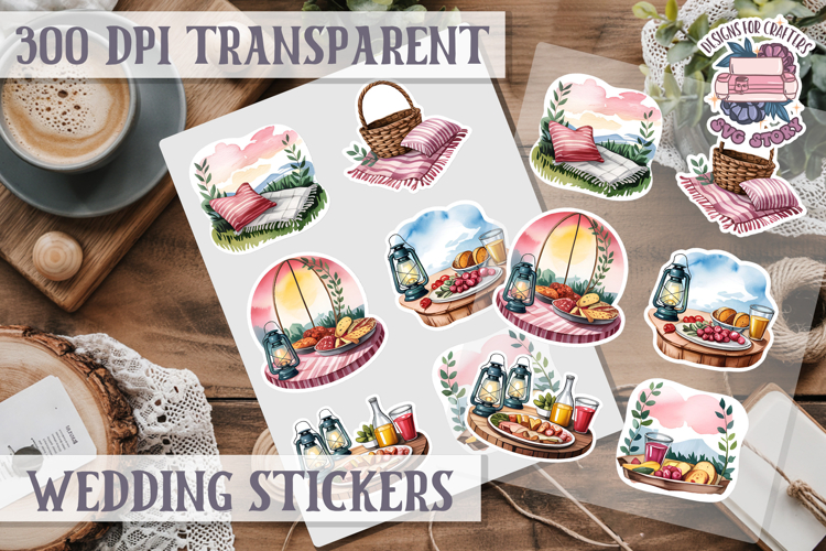 Boho sticker sheet Wedding Scrapbook PNG Love Aesthetic
