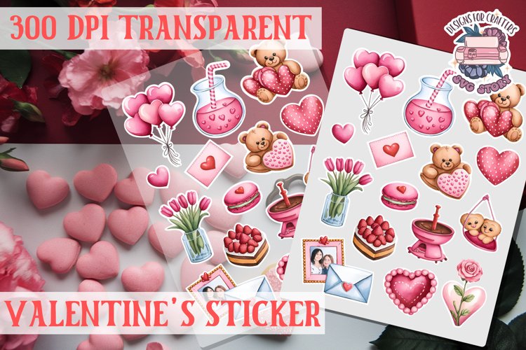 Love sticker Sheet Valentine Day Lovers Funny Heart PNG