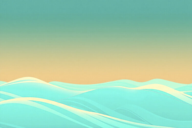 Sea Waves Background Wallpaper example image 1
