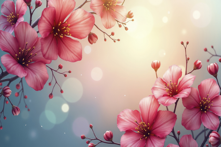 Cherry Blossom Background Image 18