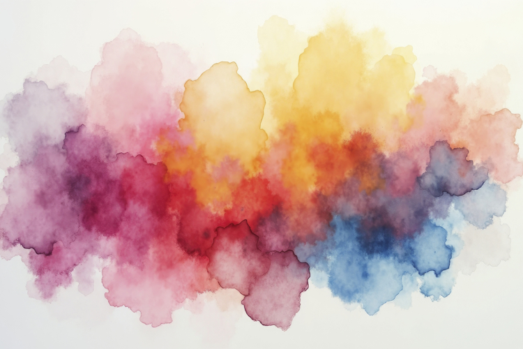 Watercolor Blurs Texture Background Wallpaper