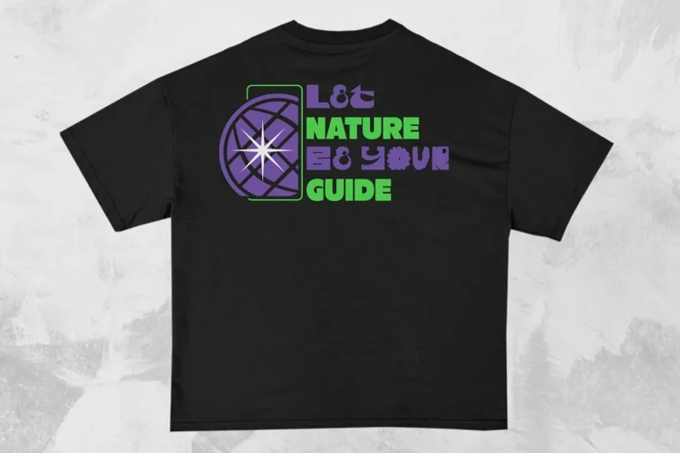 Let Nature Streetwear Typography T-shirt Design